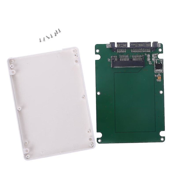 1,8\" Micro 16-pin SSD til 2,5\" 22-pin HDD Adapterkonverter med etui