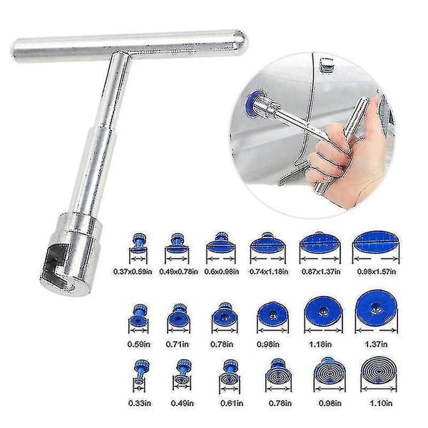 Metalliauton kolarin korjaustyökalut Dent Puller Dents Auto Body Suction Cup