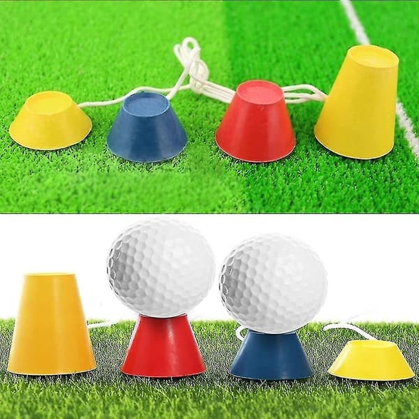 16 st vintergolftee i gummi, blandade storlekar, hållbara vintergolftee i plast