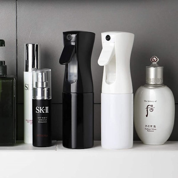 Hårspray Botanisk Spray Curling Flaska Resa Frisörsalong Ansikts Trädgård (300ml Svart)