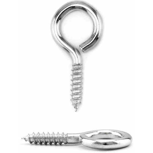 60 kappaleen sarja Piton Visser, 40 x 19 mm, rengaskierteet, sinkitty, rautakauppaan, verhoköysiketjuihin, askartelutavaroihin.