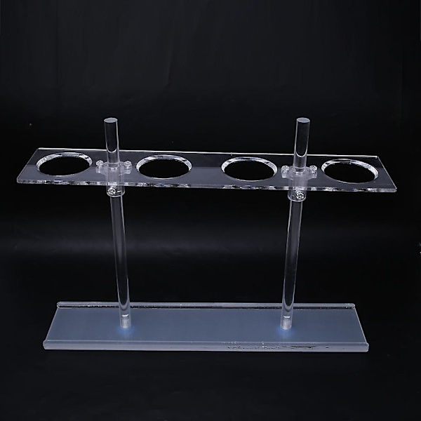 Justerbar højde Plexiglas tragt holder - Laboratorie tilbehør med 4 huller