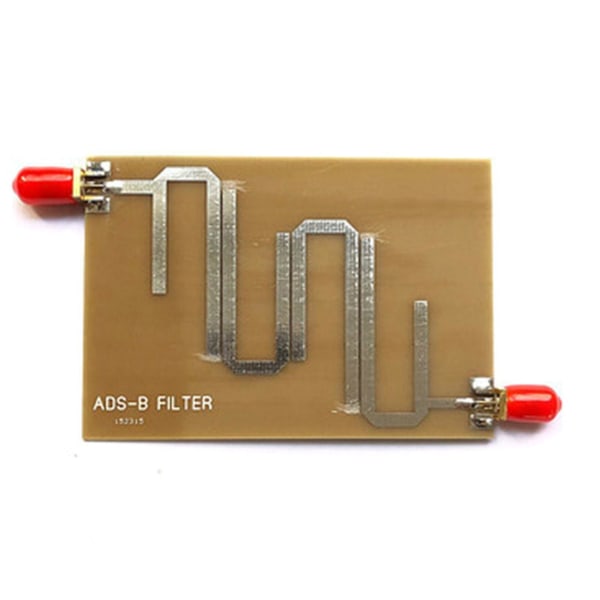 Compact Ads-b Microstrip bandpassfilter 1-1,2ghz 1090mhz Lan för Sdr