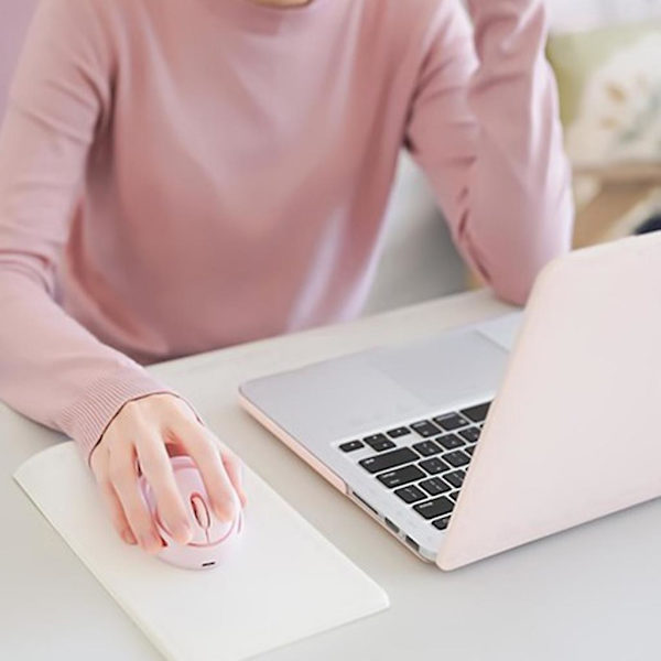 Søt tegneserie trådløs mus 1200 dpi ergonomisk design gave datatilbehør