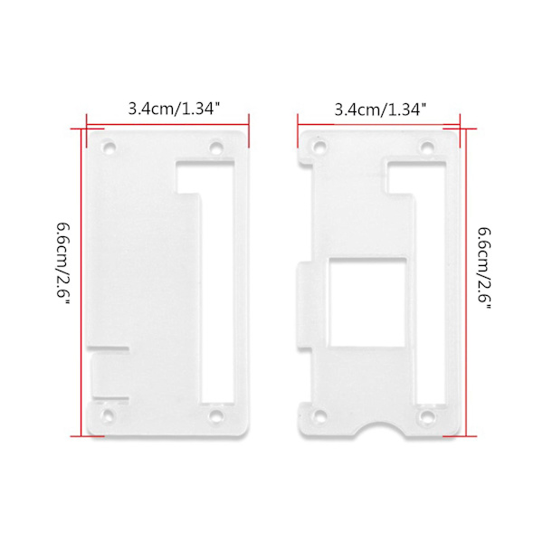 For Raspberry Pi Zero 2 For W Akryl For Case Transparent For Shell Med Alumin