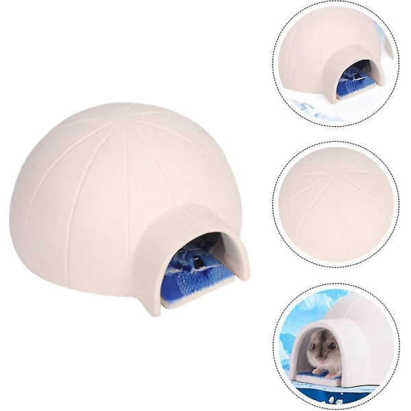 Keramisk Hamsterhus Liten Husdjur Hamster Cool Cave Bo Mini Hydda Bur För Hamster Chinchill