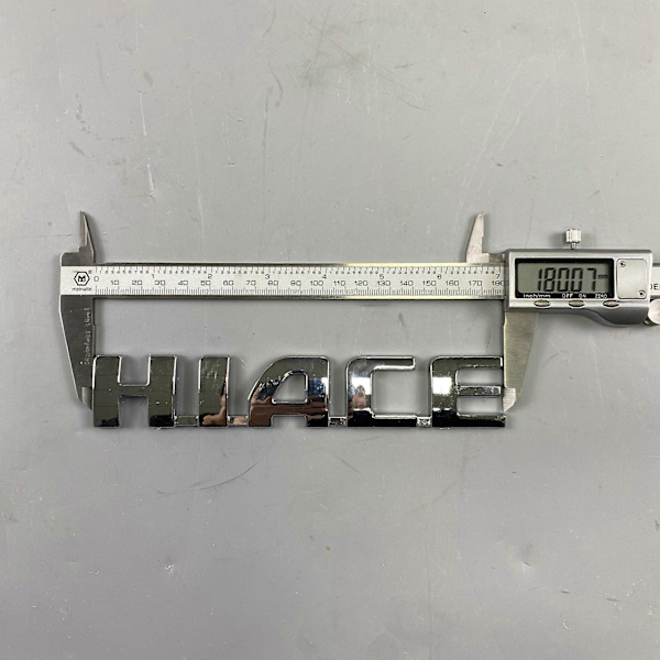 HIACE ABS Plastkrom Chrome Baklucka Nummer / Bokstav Logotyp Emblem Dekaler Bilstyling Biltillbehör Sida Dekaler
