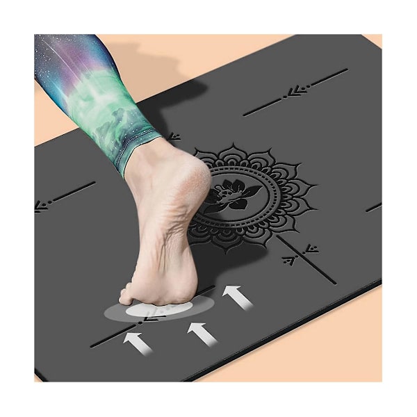 Yogamatte for håndstand - Gummimatte, komfortabel meditasjonsmatte, treffende treningsmatte for håndstand