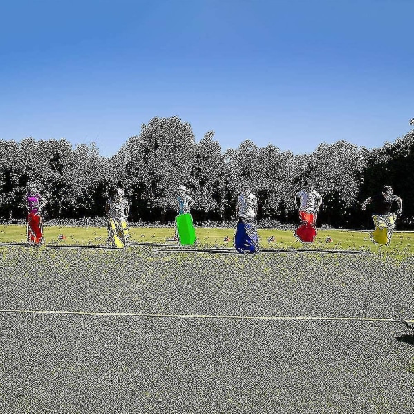 Hoppsäckar för barn, 4-delad säcklopp utomhus lekset för fester och sportfestivaler, barns födelsedagsspel festset