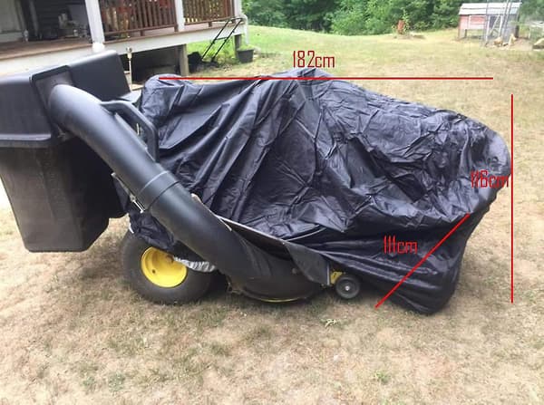 Gressklipperdeksler, vanntett Heavy Duty Zero Turn Gressklipperdeksel-72 X 54 X 46