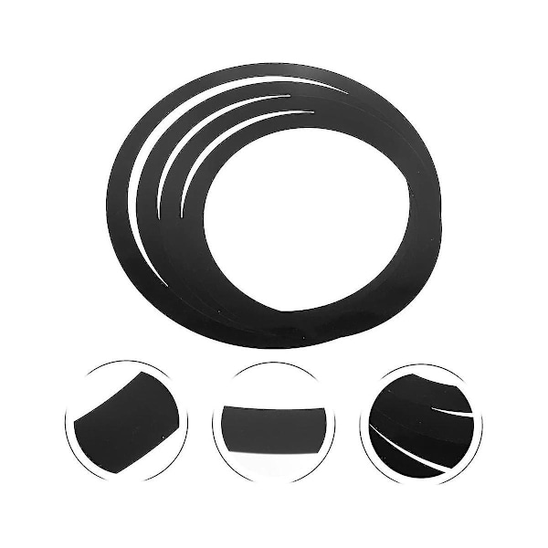 4 st Percussion Silent Off Pads Trumset Mute Övning Snare Pad Dämpare Tillbehör