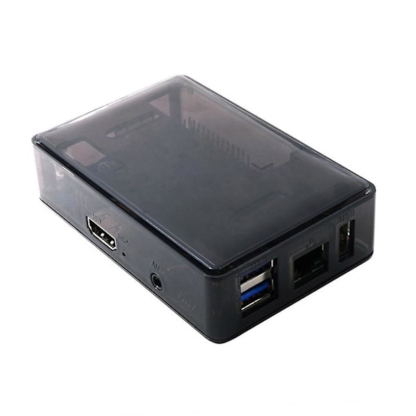Beskyttende deksel i ABS, svart, gjennomsiktig, for Orangepi 3 Lts