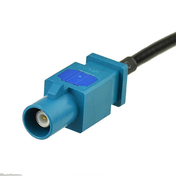 2 stk. Bil FM AM Stereo Radio Antenne Fakra Adapterkabler til Fakra Z Hun til Din Hun Fakra Z Han til DIN Han Adaptere