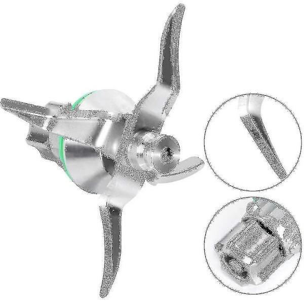 Udskiftningsblade, knivblade, blenderdele, knivudskiftningstilbehør i rustfrit stål til Thermomix Tm5 Vorwerk Thermomix Xinda