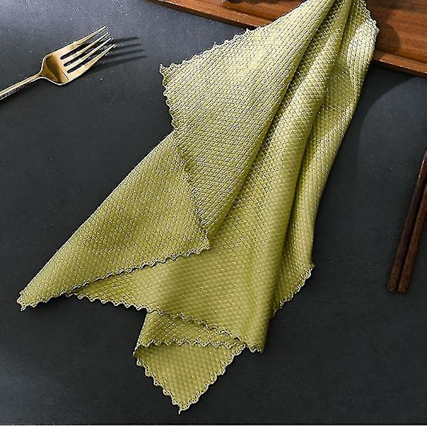 5 st mikrofiber köksrengöringshandduk / absorberande fönsterglas bilgolvtrasor rengöring