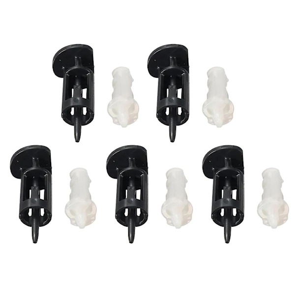 10pcs/set Cpu Heatsink Fastener Plastic Push Buckle For 775/1156/1155/1150/1366