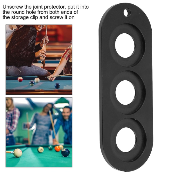 Billboard Cue Joint Protector Opbevaring Clip - Pool Bord Stick Joint Protector Holder