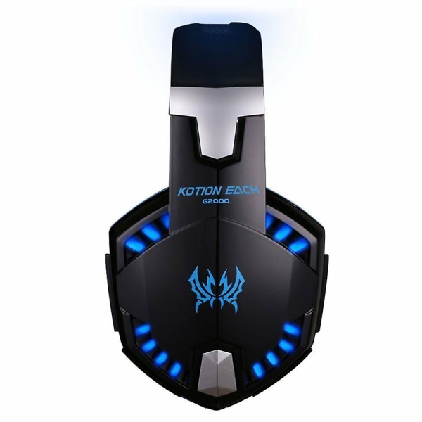 Hvert G2000 Pro Game Gaming Headset Usb 3.5mm Led Stereo Pc Hodetelefon Mikrofon.