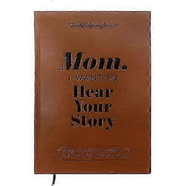Mor, jeg vil høre din historie - Guidet journal til mødre, Hardback notesbog med båndbogmærke