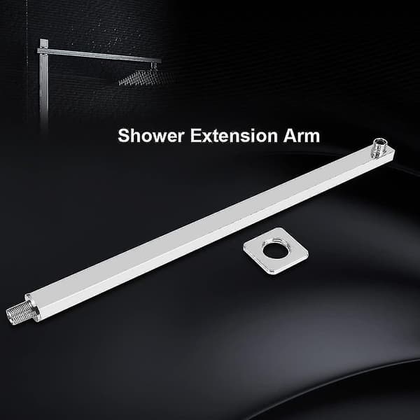 Duscharm - 60cm - Väggmonterad - Duschhuvudsförlängning - Extra Lång Duschförlängningsarm