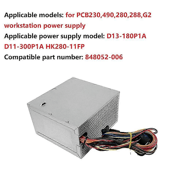 Chassis Strømforsyning til 300W PSU til Desktop Workstation 24 Pins Strømforsyning D13-18