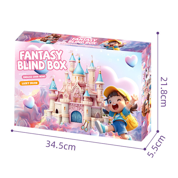 Amazon Bästsäljande Jul DIY Armband Blind Box Hål Barnpresent Fantasifull Flickblind Box Leksak christmas model