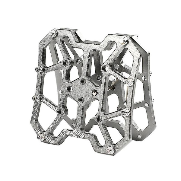 Eslnf 1 Par Klipsløse Pedal Platform Adaptere Til Spd Pedal Titanium