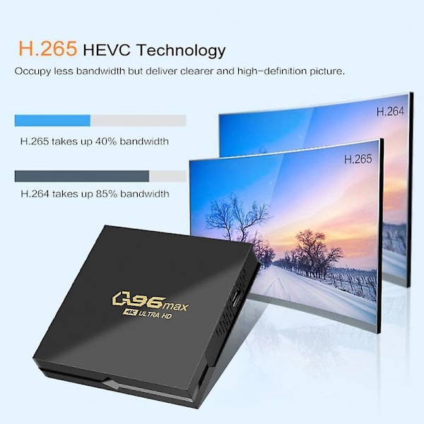 Q96 Max Smart Set Top Box Amlogic S905l Quad Core Media Player Hemmabio 24g Wifi Media