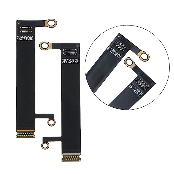 2 stk. Baggrundsbelysning Flex Kabel Stik Udskiftning Led Flex Kabel Til Macbook Pro