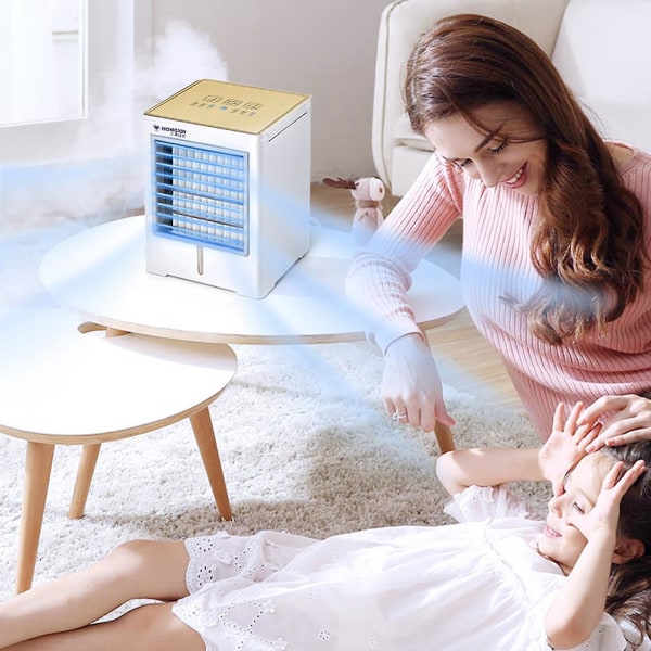 Hushålls Liten Luftkylare Fläkt Desktop Mini Luftkylare Liten Luftkonditionering