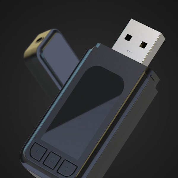 3,5 mm lydtransmitter og -modtager trådløs USB-stikadapter Bt5.0-kompatibel