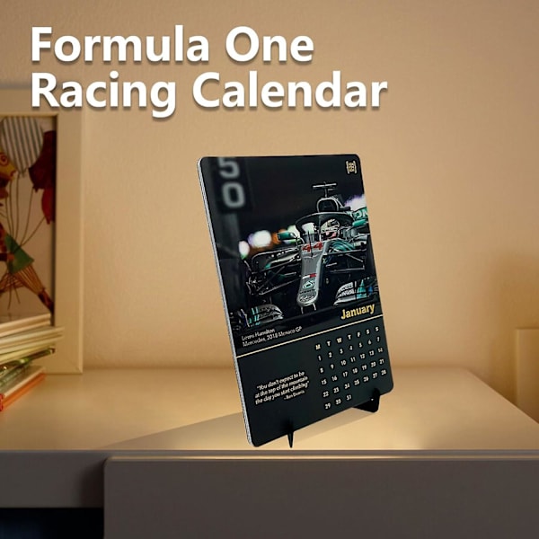 Autokalenteri 2024, F1-kilpa-autojen kuukausikalenteri, 2024 Formula 1 -kalenteri F1-faneille F1-kuukausikalenteri 2024 Formulae 1 -kilpa-autokalenteri
