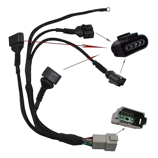 1,8t Tändspole Kablage Loom För 1997-2006 A4 Golf 1,8l Turboladdad