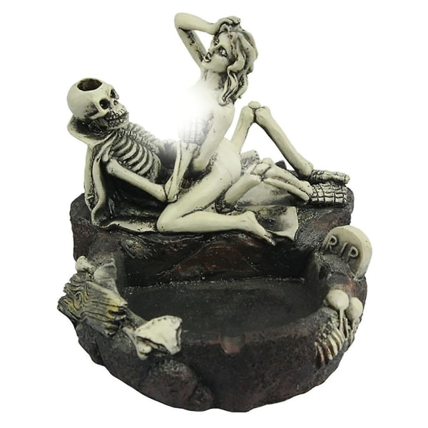 Halloween Skjelett Hodeskalle Stil Resin Simulering Askebeger Sigaretter