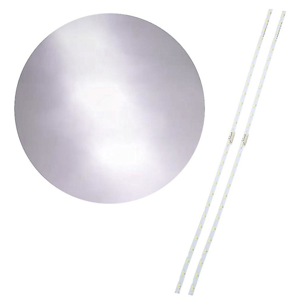 2 stk. LED-baggrundsbelysningsstrimler til Ua43nu7100 Ue43nu7092 Ue43ru7400 LED-bjælker 462mm
