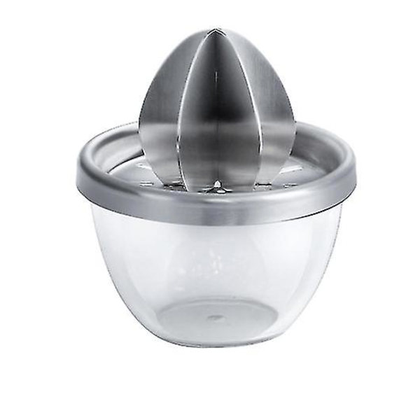 Rustfrit stål manuel citron- og appelsinpresser 300 ml kernefri manuel presser