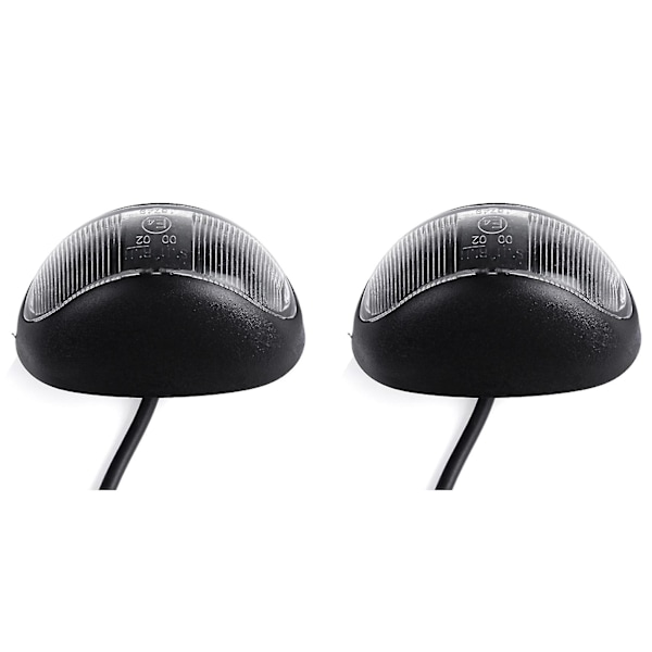 2 st 10-30v LED-bil sidomarkeringsljus blinkersindikatorljus positionsljus bakljus Fo