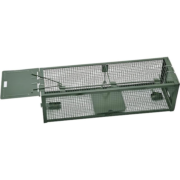 Råttfällor Fångstfälla Två Ingångar Burfälla För Möss Gnagare Sorkar 39x13x11cm