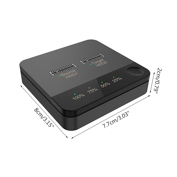 Dual-bay M.2 Sata- Hdd Offline Clone Duplicator For M2 Sata B-key/m&b-key Read