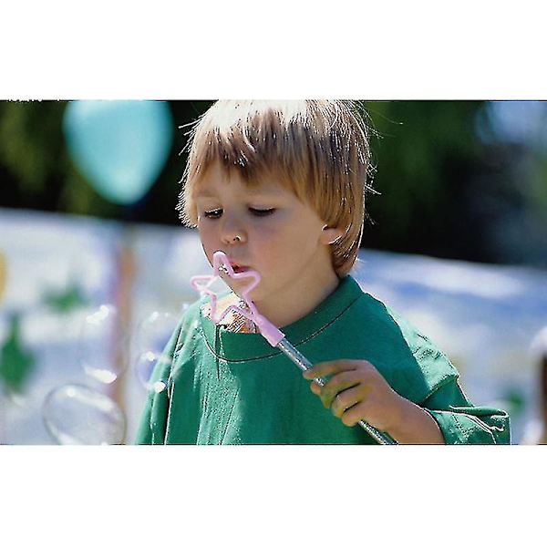 6 st bubbelpinne verktyg bubbelblåsare set för barn barn roliga leksaker (slumpmässig färg)