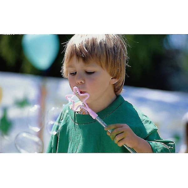 6 stk Bubble Wand Tool Bubble Maker Blåsesett for barn Barn Morsomme leker (tilfeldig farge)