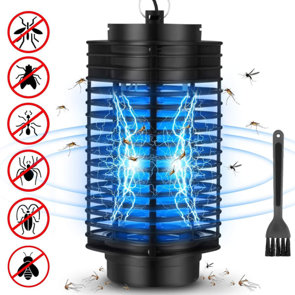Elektrisk Mosquito Killer Lampe Kraftig Bug Zapper Flue Killer Uv Light Killing Flues Vepsefelle