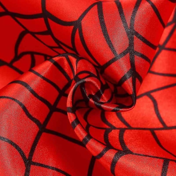 Pojkar Flickor Barn Spider Man Manteln Mask Armband Kits Barn Spider Man Manteln Cape Set Barn Jul Halloween Superhjälte Spider Man Kostymer