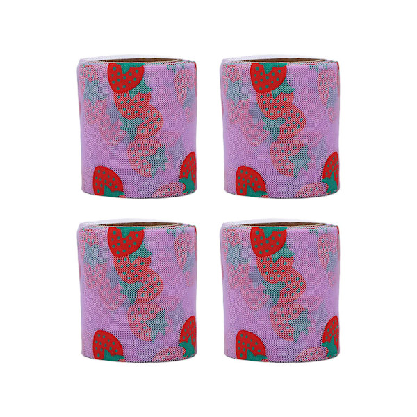 6cm fuchsia glitter tyllirullat - 4 kpl DIY-askarteluun ja koristeluun, Symphony polyester tyllikangas, kulutusta kestävä