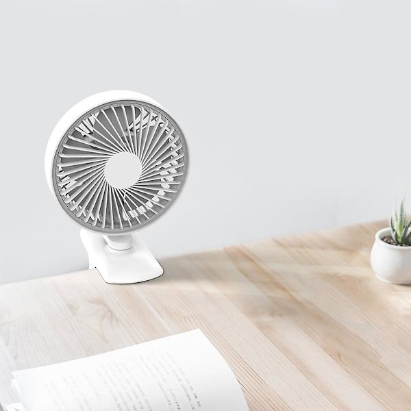 Säädettävä kulma jäähdyttävä pöytätuuletin LED-lämpimällä lampulla 5,5 tuuman pidikkeellä
