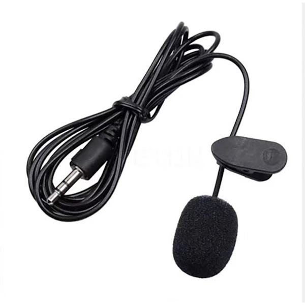 3,5 mm Lavalier-mikrofon Handsfree Mini Wired Collar Clip Mic För Youtube Videoinspelning, Videokonferens, Vloggning