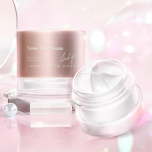 Tone-up Cream Ansiktsfuktighetskräm Lazy Cream Concealer Cream Isolate Nude Makeup för damer och tonårsflickor 1