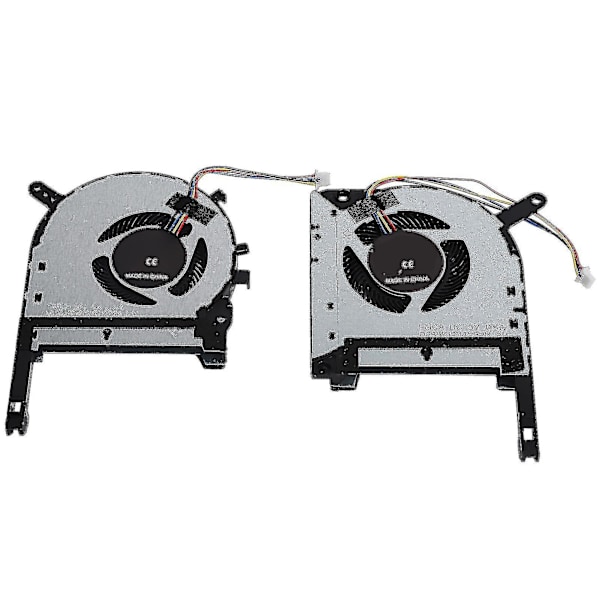 2 st bärbara datorns Cpu Gpu kylfläktar ersättning för Asus Tuf Fx505ge Fx505gm Fx505dt Fx705