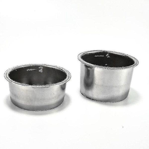 Portafilter 51mm Delonghi Ec685:lle, jossa 2 tyylin kahvijauhekulho