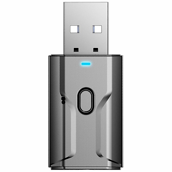 3 i 1 Bluetooth 5.0 USB 3.5mm Bil Bluetooth Mottaker Sender Med Samtale USB Bluetooth Lyd Ada